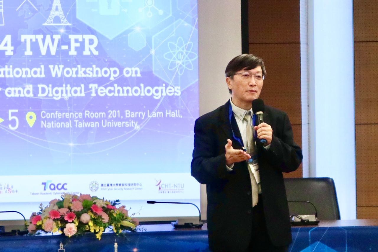 Figure 6. Prof. Tsungnan Lin, the Cybersecurity Center at National Taiwan University